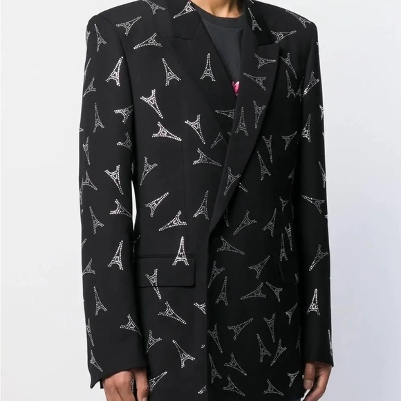 Balenciaga Other - Balenciaga Eiffel Tower 80s shoulder jacket